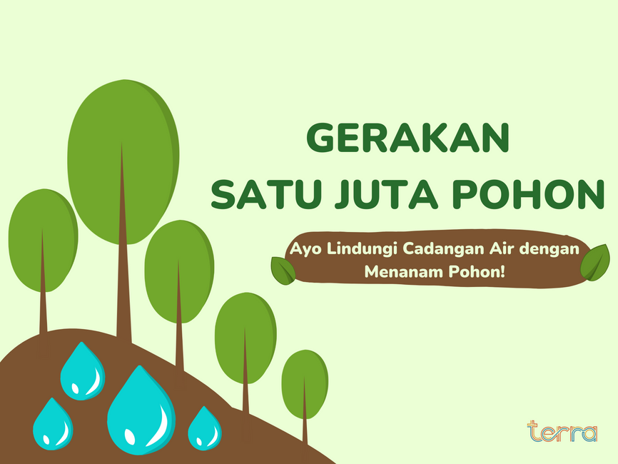 Melindungi Cadangan Air dengan Gerakan Satu Juta Pohon